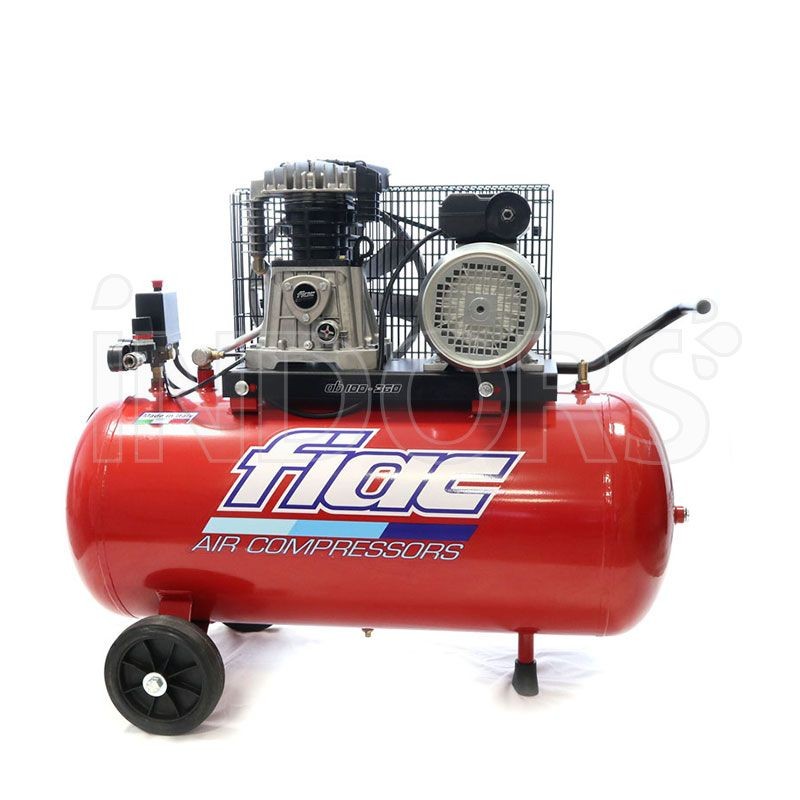 Compressore d'aria con trasmissione a cinghia 100 Litri AB 100-360