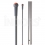 TWT Manico in Alluminio con Impugnatura h.145cm - Scopa a Frangia