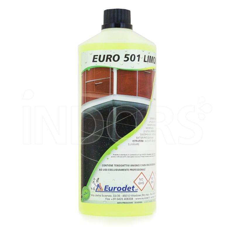 Eurodet Euro 501 Limone - Detergente Professionale Pavimenti