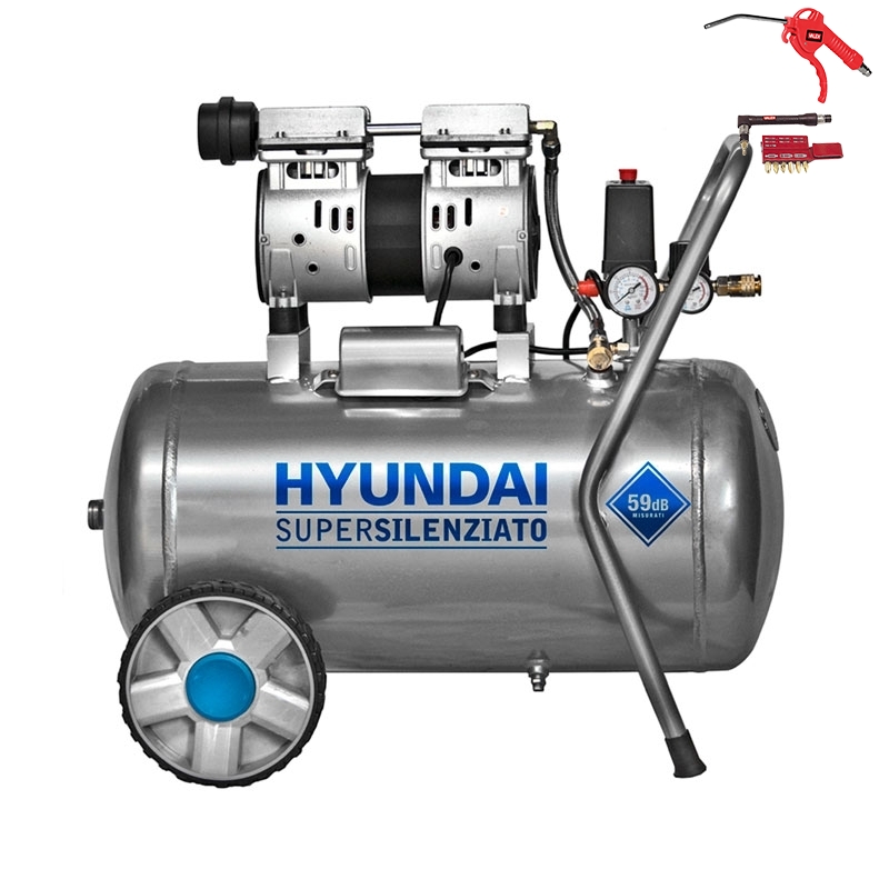 Hyundai KWU750-50L - Compressore Coassiale Portatile