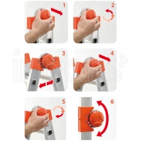 Gierre Peppina AL010 - Scala Telescopica Cert. EN131