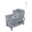 Unger SmartColor Combo 15 L - Secchio Pulizia con ruote