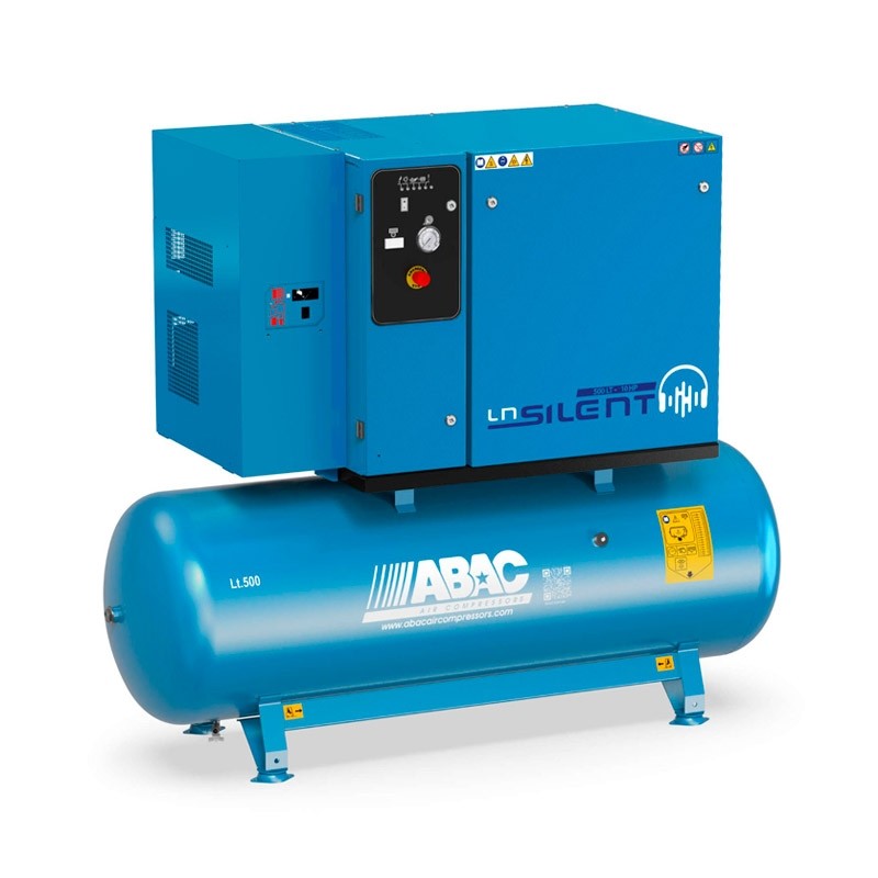 Compressore Industriale con Essiccatore Abac LN2 B7000 500 T10 DRY