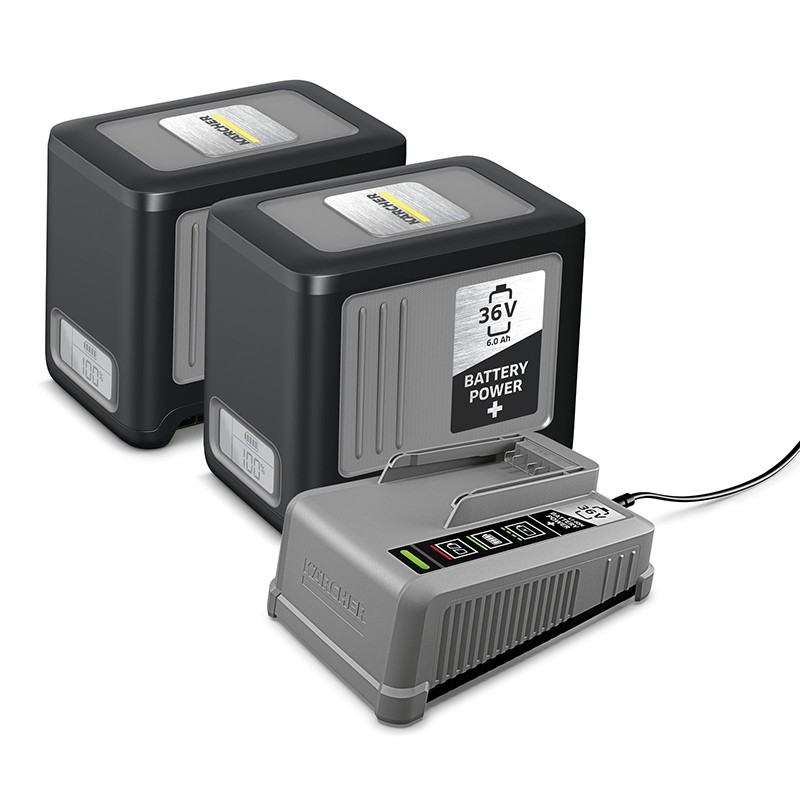 Karcher Starter Kit Battery Power+ 36/75 - Batterie e Caricabatterie Karcher Starter Kit Battery Power+ 36/75 - Batterie e Caricabatterie