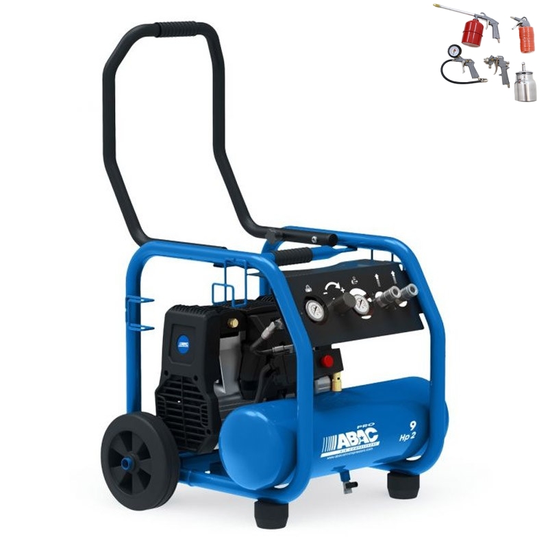 Compressore a Pistoni Silenziato ABAC Portable Rollcage OS20P 1129740300