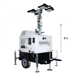 Genset LT 7000 SSH-K -  Torre Faro Ibrida Batteria al Litio