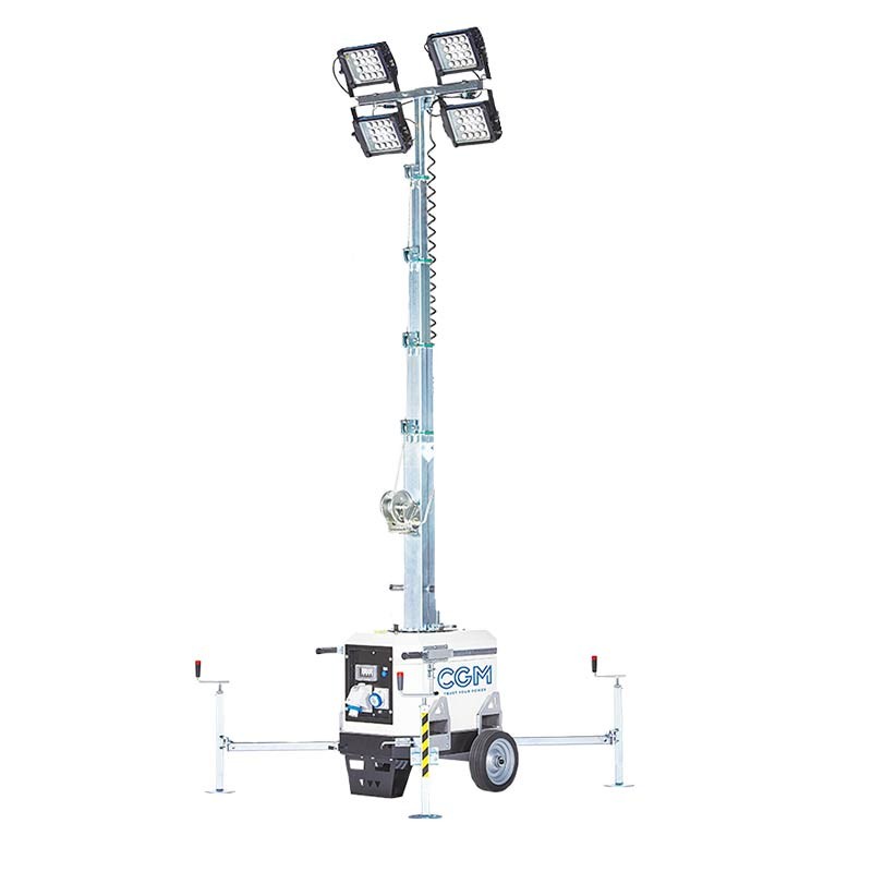 CGM TP - Torre Faro Multi LED 230V - Asta Telescopica 7 m