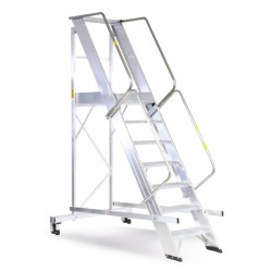 Svelt Castellana MAXI SMAXI511 - Scala Professionale con Parapetto - 11 Gradini UNI EN131