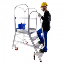 Svelt Palco SPALCO206 - Scala Professionale a Palco - 6 Gradini UNI EN131