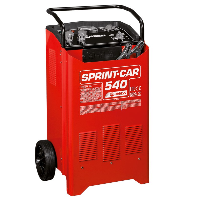 Helvi Sprint Car 540 - Caricabatterie con Avviamento Carrellato