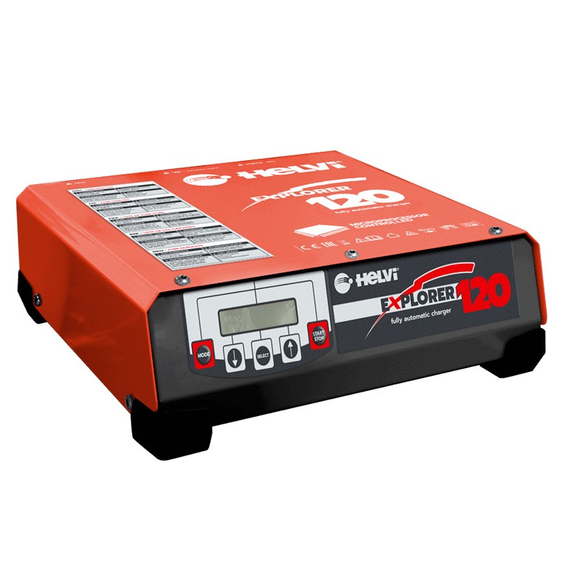 Helvi Explorer 120 - Caricabatterie Multiprocesso Portatile Helvi Explorer 120 - Caricabatterie Multiprocesso Portatile