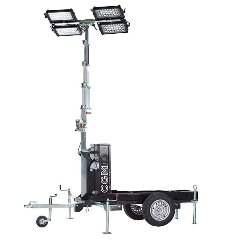 CGM URCV4-320L - Torre Faro Multi LED - Asta Telescopica 7,5 m