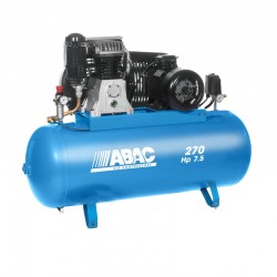 ABAC Compressore verticale con trasmissione a cinghia monostadio Lt 270 PRO  B6000 270 VT7,5 - Il Ferramenta