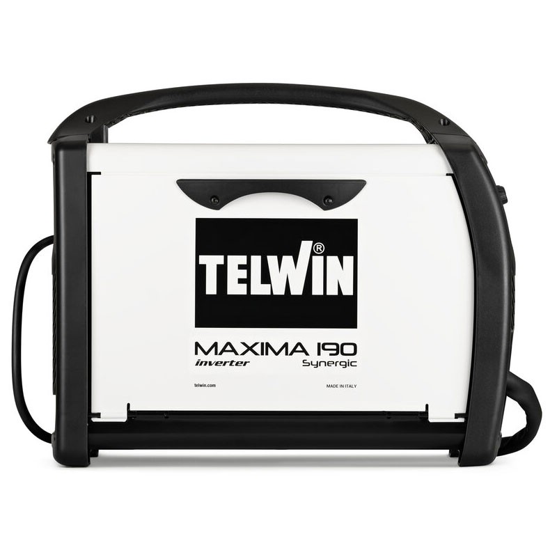 Telwin Maxima 200 Kit Saldatrice Inverter 4 Processi (170A) - Con Bobina Filo Halma FLUX 0,8mm E Accessori, 230V, Made In Italy