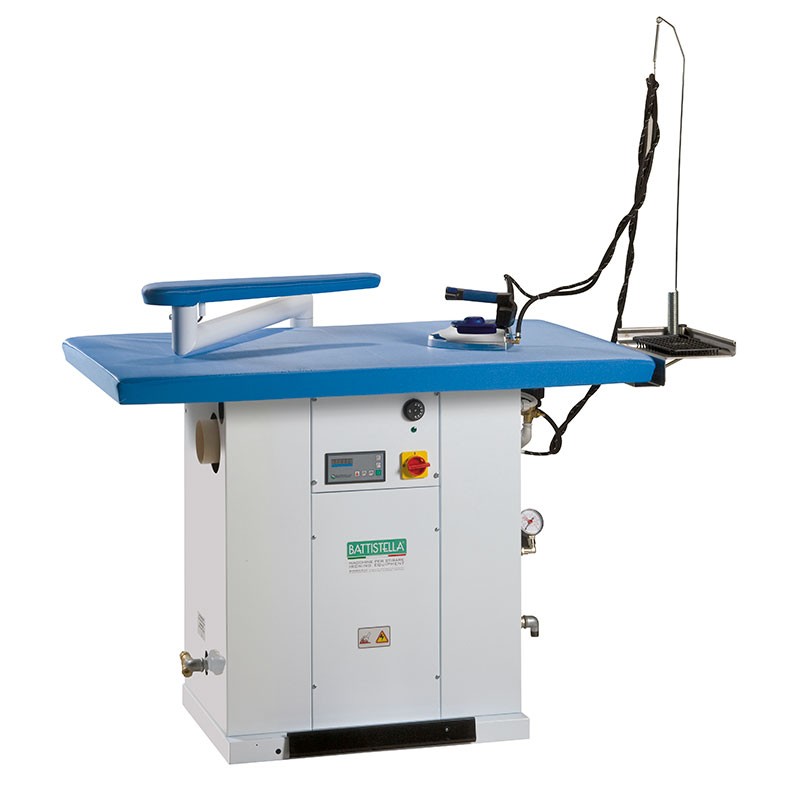 Battistella Urano con Caldaia - Tavolo da Stiro Rettangolare - Riscaldato per Industria