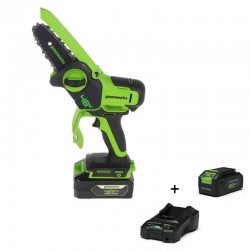 Greenworks GD48MCS10XK2 - Potatore con Barra 10 cm - Optional Kit Battery 2 Ah