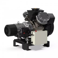 Abac Tech ATL 3 BM 10 Gruppo Pompante su Base 10 bar Lubrificato Funzionamento Continuo