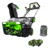 EGO SNT2124E-AP - Kit Promo Spazzaneve 52 cm - Con 2 Batterie 6.0 Ah e Caricatore