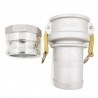 Genmac 40198 - Kit Raccordi in Alluminio 3’’ Ø 75 mm