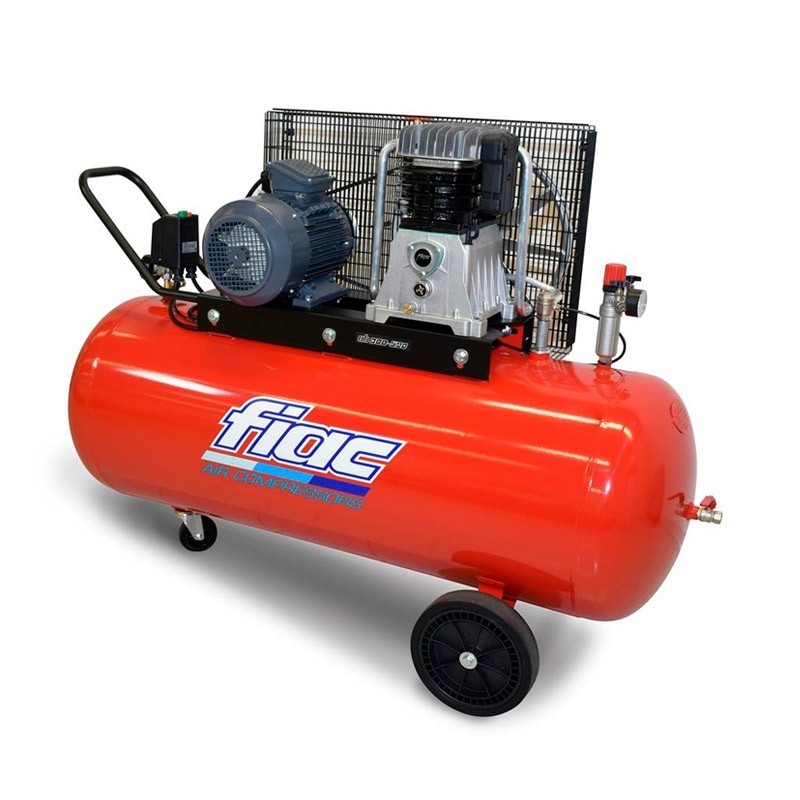 Fiac AB 300/678 e 300/858 - Compressore 270 L - 5,5 e 7,5 HP con ruote