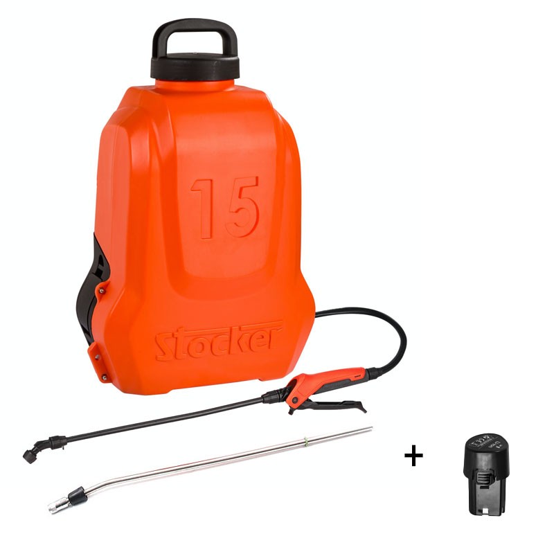 Stocker 229 - Pompa a Zaino Elettrica 15 L - Batteria Inclusa Stocker 229 - Pompa a Zaino Elettrica 15 L - Batteria Inclusa