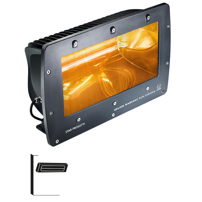 Varma Helios Radiant Safe Industry Lampada Infrarossi Riscaldante per ambienti ATEX