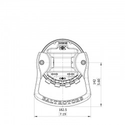 Baltrotors GR30 - Rotatore 30 kN + Flangia - per Pinze Forestali MHS