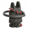 Baltrotors GRS10 6 Vie - Rotatore con Flangia 6 Fori - +100/-80 kN per Pinze Forestali MHS