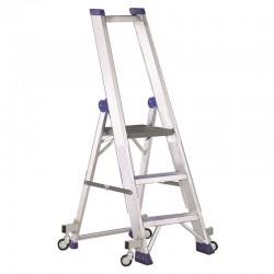 Svelt Regina 4WD SREGILWD03 - Scala Professionale 3 Gradini con ruote UNI EN131