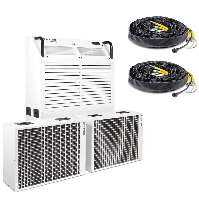 Trotec PT 15000 S - 1210001075 - Condizionatore Commerciale Mobile con 2 scambiatori di Calore Trotec PT 15000 S - 1210001075 - Condizionatore Commerciale Mobile con 2 scambiatori di Calore