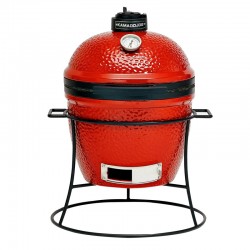 Kamado Joe Joe JR. - Grill a Carbone e Affumicatore modello KJ13RH con Supporto in Ghisa 3100201