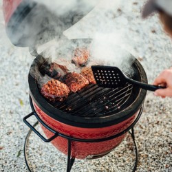 Kamado Joe Joe JR. - Grill a Carbone e Affumicatore modello KJ13RH con Supporto in Ghisa 3100201