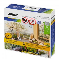 Stocker Kit Balcone Geyser 4212 - Kit per Ampliamento 10 m - Trattamento Antizanzare
