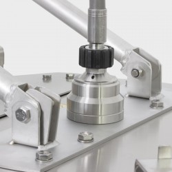 Turbo Devil TD 420 con Aspirazione 710 100 450 surface cleaner Lancia Lavasuperfici Acciaio Inox Ø 420 mm