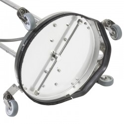 Turbo Devil TD 420 con Aspirazione 710 100 450 surface cleaner Lancia Lavasuperfici Acciaio Inox Ø 420 mm