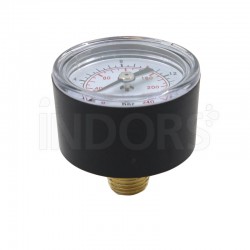 Abac 1127110008 Manometro per Compressori d'Aria con attacco 1/4''