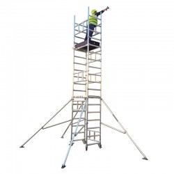 Svelt Sveltower - Trabattello Ultracompatto Professionale in Alluminio h max 5,67 m.