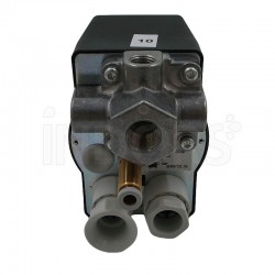 Abac 2236112290 Pressostato 10 bar a 4 vie attacco 3/8'' per Compressori Aria da 4 a 5,5 HP