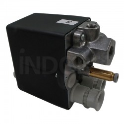 Abac 2236112290 Pressostato 10 bar a 4 vie attacco 3/8'' per Compressori Aria da 4 a 5,5 HP