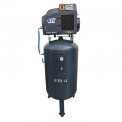 KTC Compack 3 270 L 1860323513 - Compressore a Vite Verticale Professionale 380 L/min