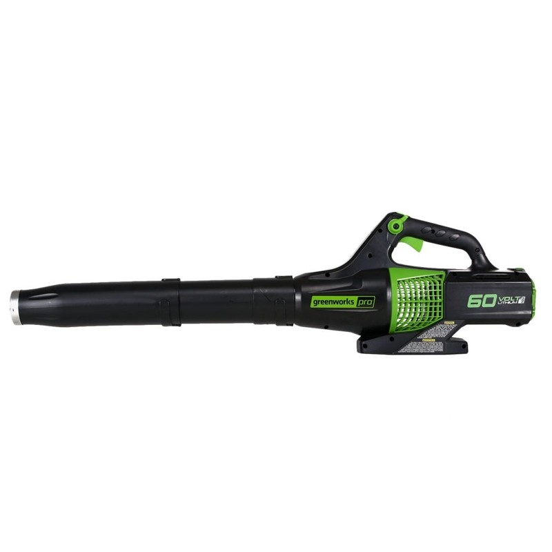 Greenworks GD60ABK4 Soffiatore a Batteria con Batteria 4 Ah + Caricatore inclusi