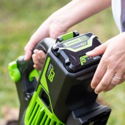 Greenworks GD60ABK4 Soffiatore a Batteria con Batteria 4 Ah + Caricatore inclusi