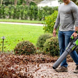 Greenworks GD60ABK4 Soffiatore a Batteria con Batteria 4 Ah + Caricatore inclusi