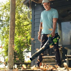 Greenworks GD60ABK4 Soffiatore a Batteria con Batteria 4 Ah + Caricatore inclusi