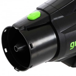 Greenworks GD60ABK4 Soffiatore a Batteria con Batteria 4 Ah + Caricatore inclusi