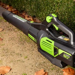 Greenworks GD60ABK4 Soffiatore a Batteria con Batteria 4 Ah + Caricatore inclusi