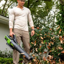 Greenworks GD60ABK4 Soffiatore a Batteria con Batteria 4 Ah + Caricatore inclusi