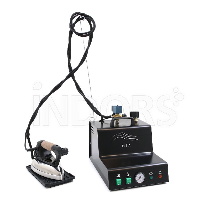 Battistella Mia Nero - Generatore di Vapore da Tavolo - Caldaia 3,6 L