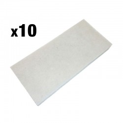 Unger OPS20 Kit 10 pezzi Pad per strofinamento Bianco per Unger PHH20