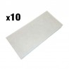 Unger OPS20 Kit 10 pezzi Pad per strofinamento Bianco per Unger PHH20